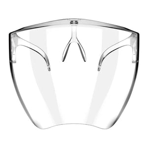 Glasses: Aerodynamic Clear Full Protective Face Shield Multi-Colour