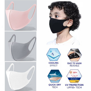 Masks: Kids Nano Silver Cooling Fibre 3D Face Mask (3pcs) V5