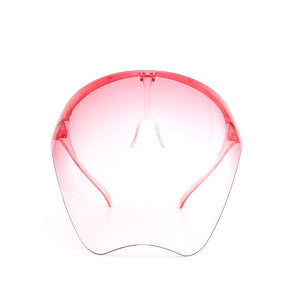 Glasses: Aerodynamic Clear Full Protective Face Shield Multi-Colour