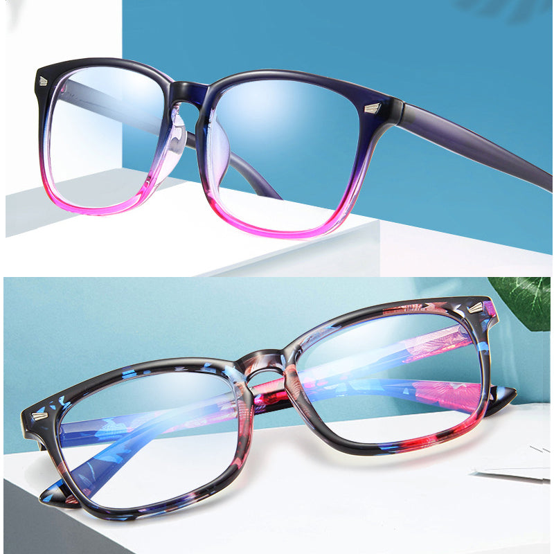 Glasses: Anti-Blue Light Classic Colourful Fashion 2 Pack