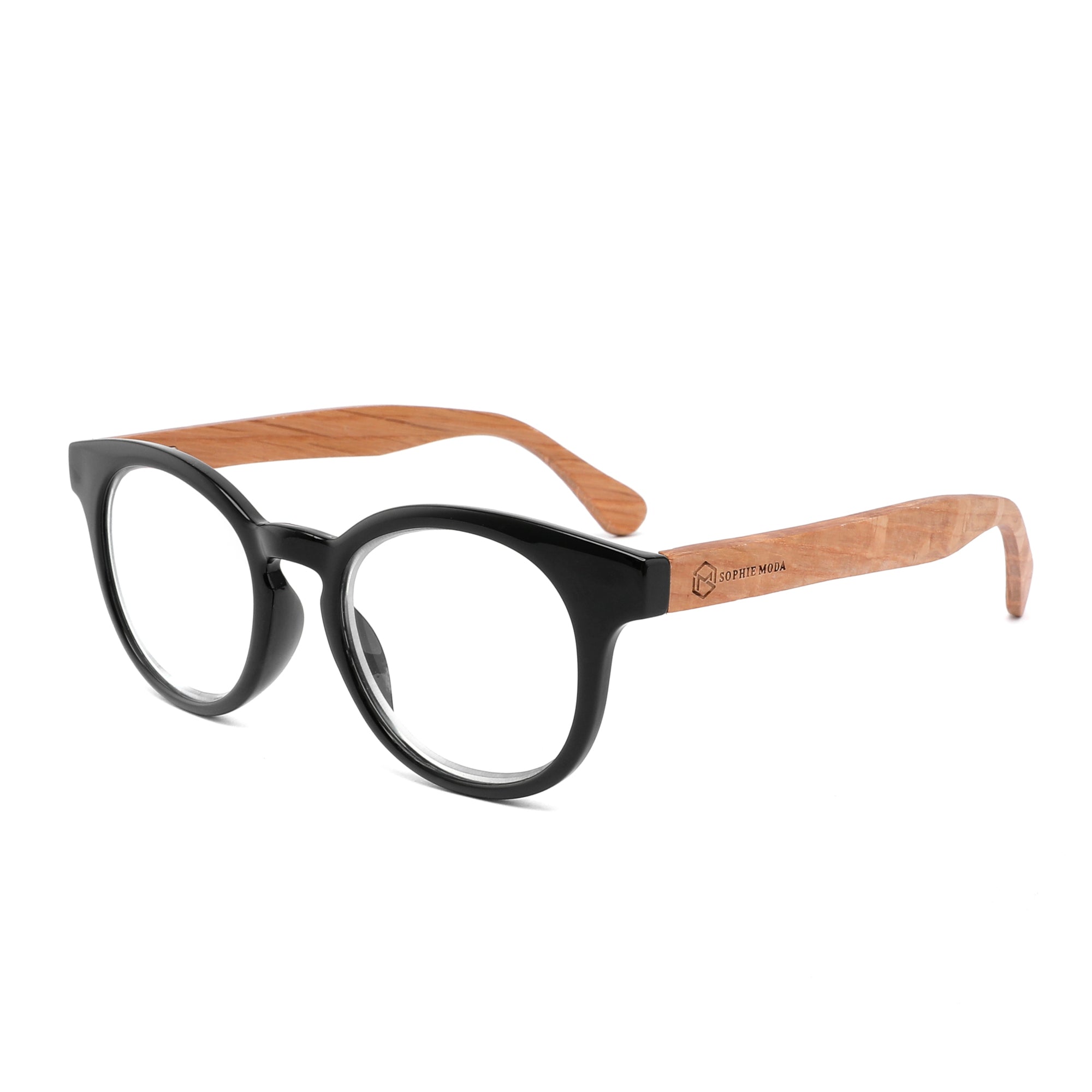 Reading Glasses with Anti-Blue Light lenses - Bamboo Collection